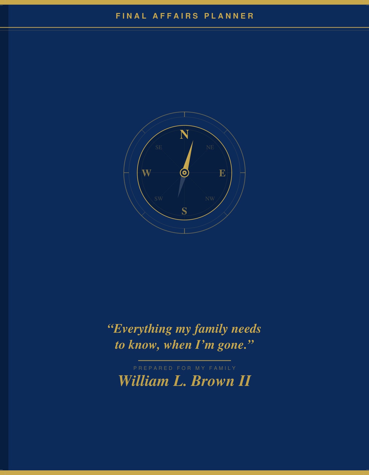 Final Affairs Planner — Individual Edition (Fillable PDF)